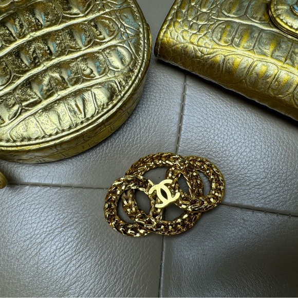 CHANEL CC Vintage pin / brooch - Picture 6 of 8